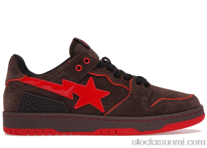Outlet A Bathing Ape Bape SK8 Sta Brown