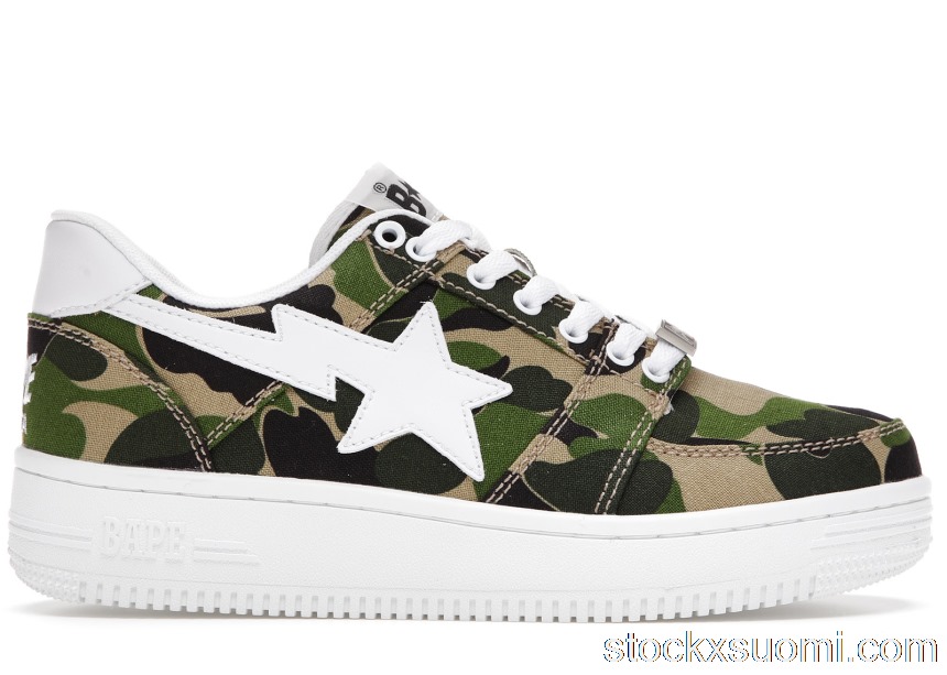 Outlet A Bathing Ape Bape Sta Low ABC Camo 20th Anniversary Green 1C70191020/1G30-191-001/1H30191001