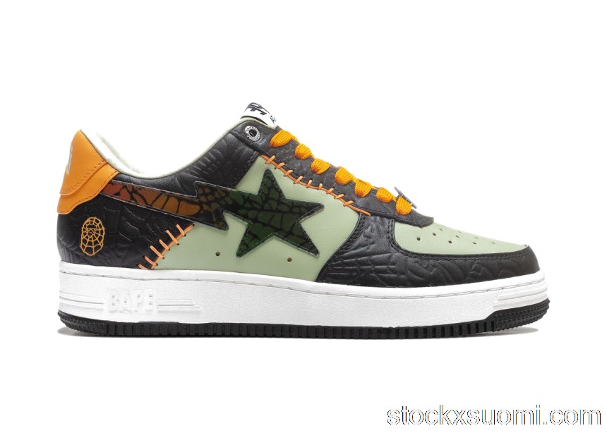 Outlet A Bathing Ape Bape Sta Low Halloween (2021) 001FWH701018-BLK-A