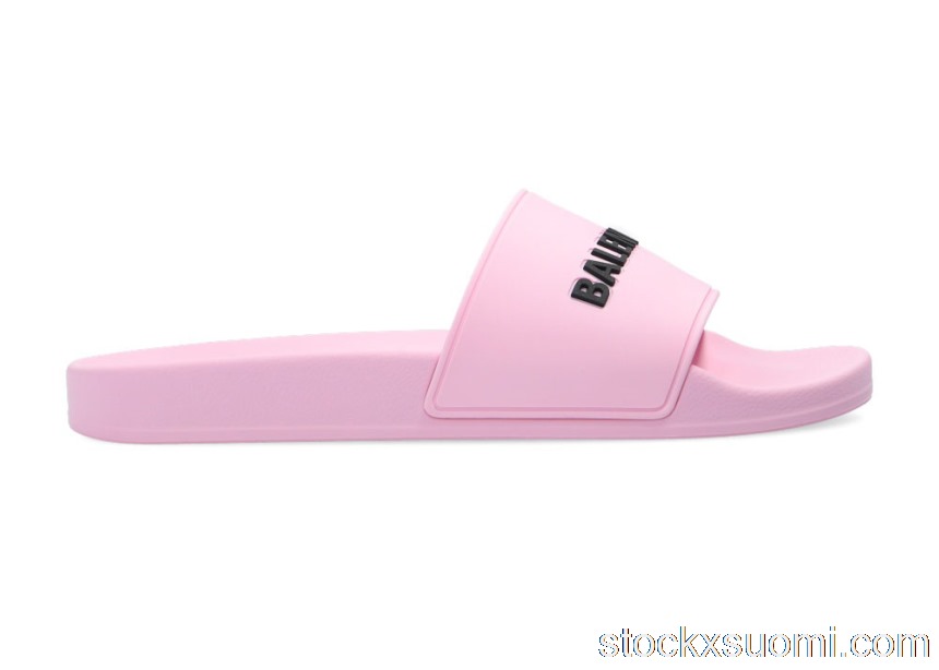 Outlet Balenciaga Pool Slides Pink Black (W) 565547W1S805878