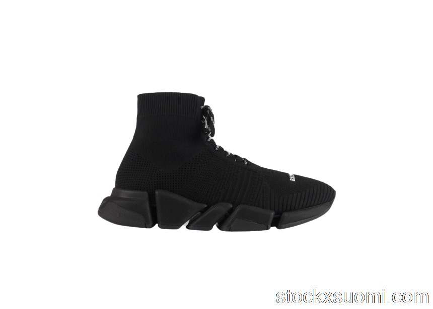 Outlet Balenciaga Speed 2.0 Lace Up Black 617258W17011013/617258W2DB11013