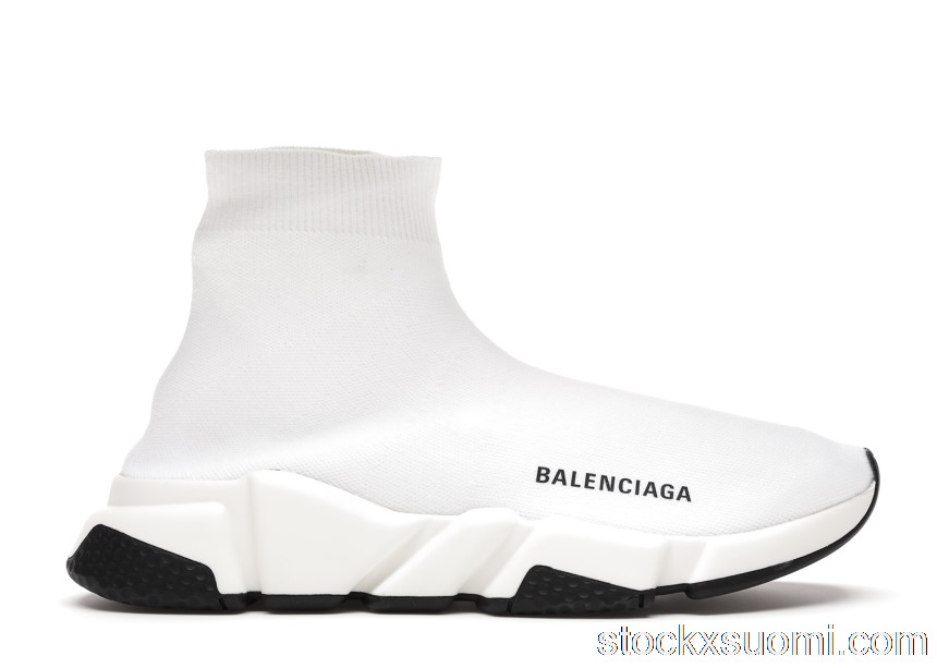 Outlet Balenciaga Speed Trainer White 2019 (W) 525712W05G09000