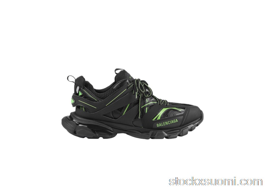 Outlet Balenciaga Track Black Green 542023W3AC21035
