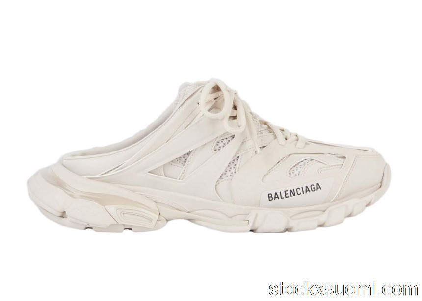 Outlet Balenciaga Track Mule Beige 653814W3CP39200