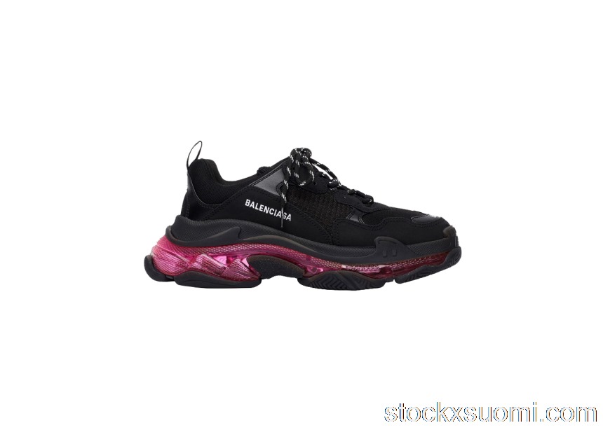 Outlet Balenciaga Triple S Clear Sole Neon Pink 541624W2FR11053