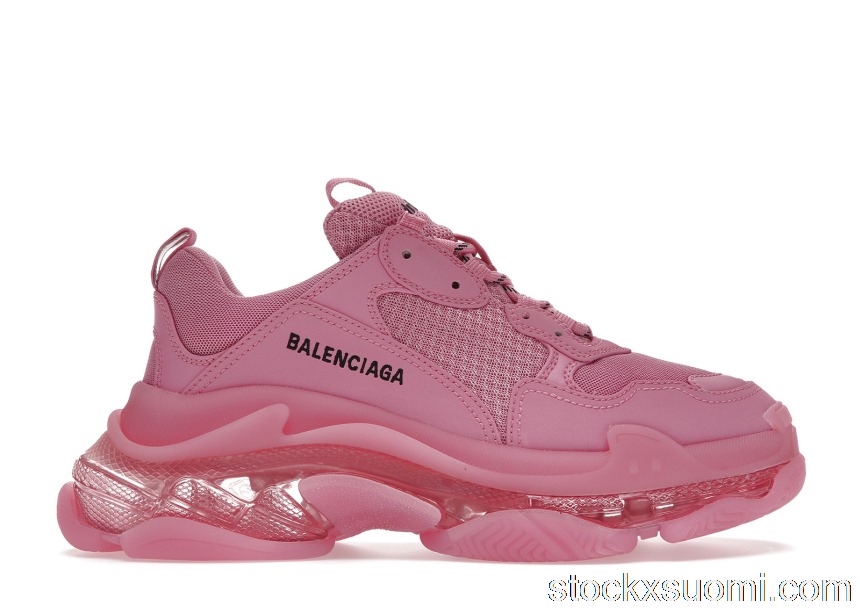 Outlet Balenciaga Triple S Clear Sole Pink (W) 544351W2GA15760