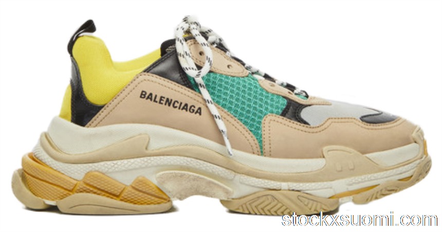 Outlet Balenciaga Triple S Curry 516440W09O27070