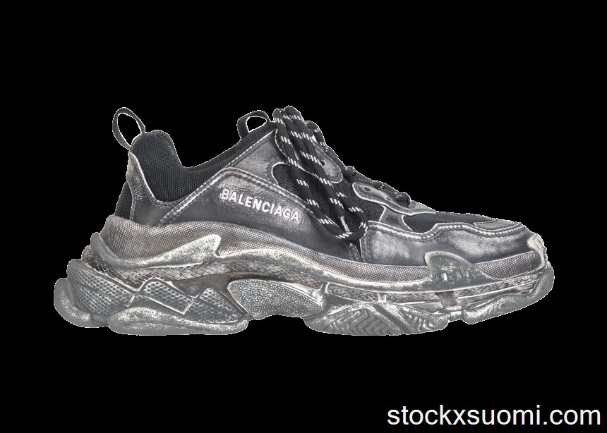 Outlet Balenciaga Triple S Faded Black 536737W3CN31000