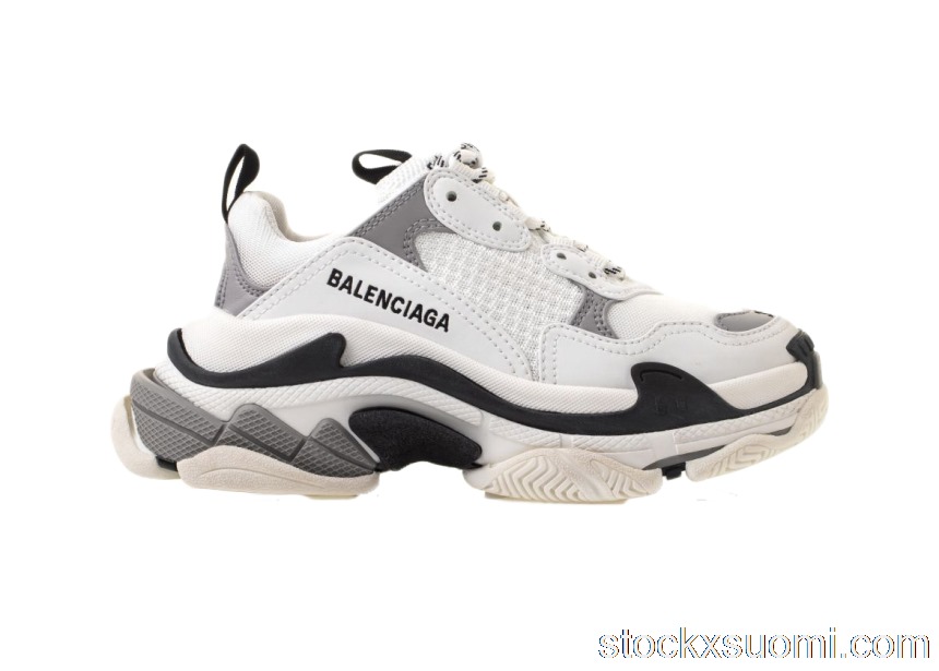 Outlet Balenciaga Triple S Grey White 524039W09OM9115