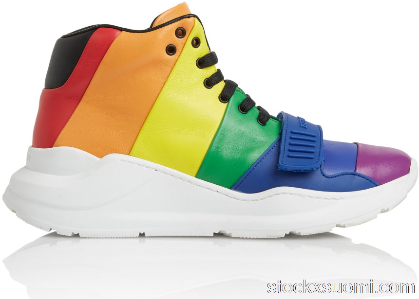 Outlet Burberry Regis Rainbow Stripe High 4078195