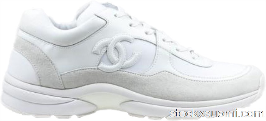 Outlet Chanel Low Top Trainer CC Triple White