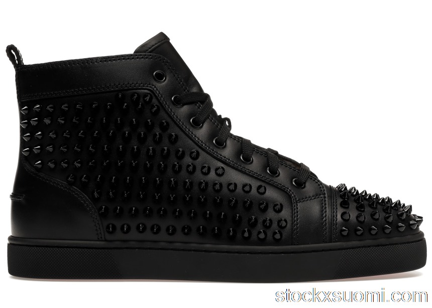 Outlet Christian Louboutin Spikes High Black 211813M236001