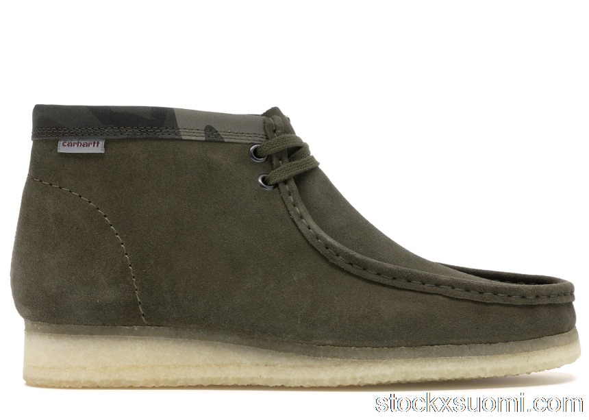 Outlet Clarks Originals Wallabee Carhartt WIP Olive