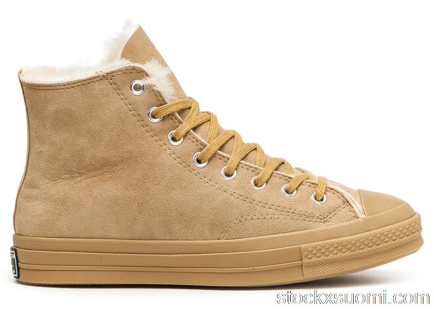 Outlet Converse Chuck Taylor All-Star 70 Hi Shearling Iced Coffee 166318C
