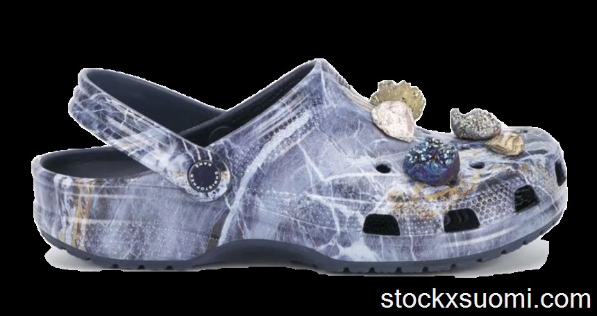 Outlet Crocs Classic Clog Christopher Kane Blue Marble (W)