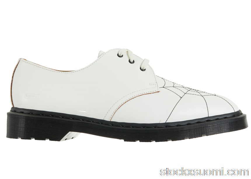Outlet Dr. Martens 3-Eye Supreme Spiderweb White