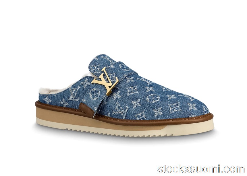 Outlet Louis Vuitton Cosy Mule Monogram Denim 1A81GB
