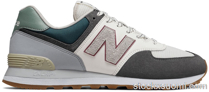 Outlet New Balance 574 Grey Cream Mint Green ML574NFU