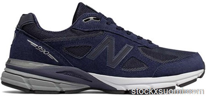 Outlet New Balance 990v4 Reflective Navy M990NLE4