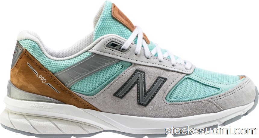 Outlet New Balance 990v5 Kawhi Leonard White Gold M990BB25