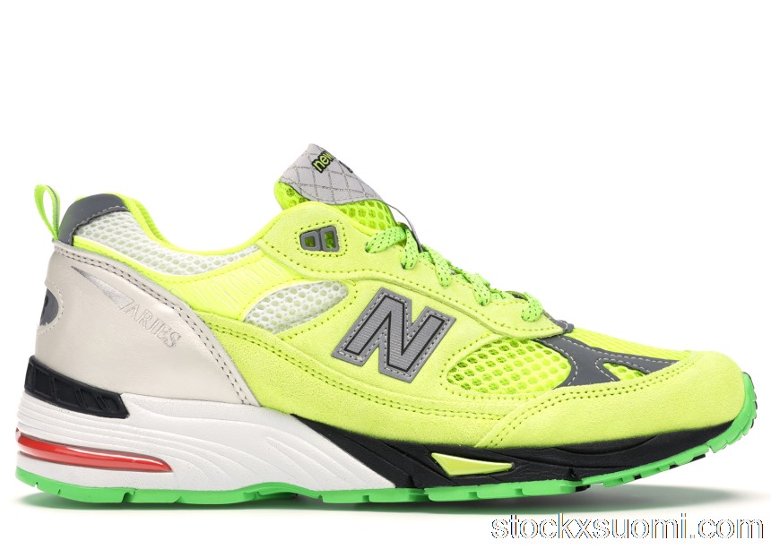 Outlet New Balance 991 MiE Aries Neon