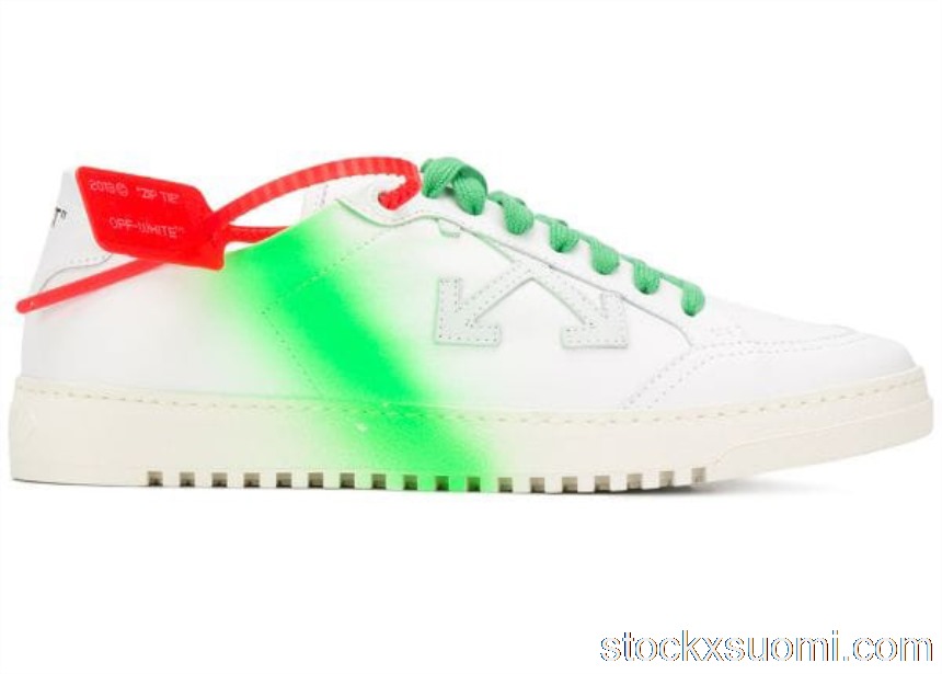 Outlet Off-White 2.0 Low Top Green Spray OMIA042S20D680430140
