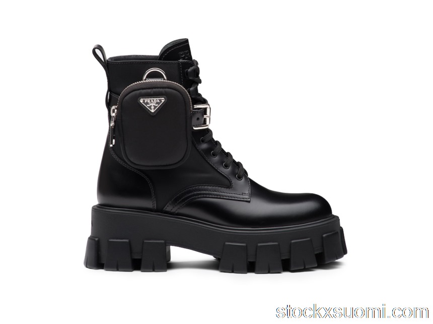 Outlet Prada Monolith Boots Black 1T255M_3LFR_F0002_F_B055