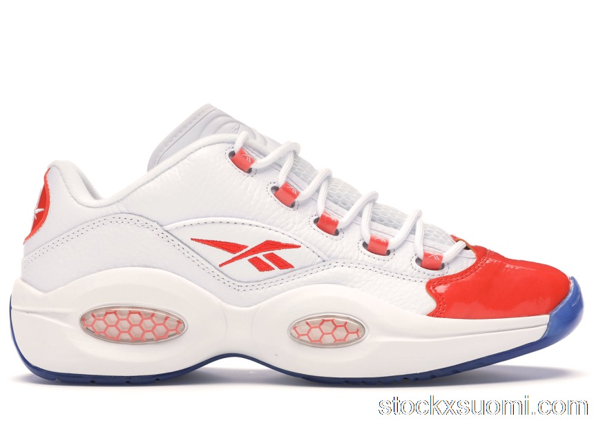 Outlet Reebok Question Low Patent Toe Orange FX4999