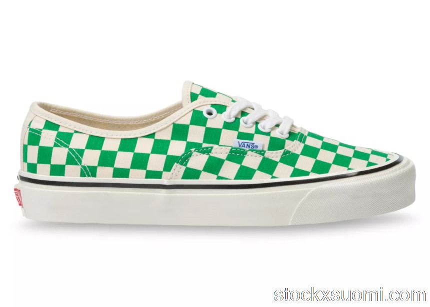 Outlet Vans Authentic 44 DX Anaheim Factory Emerald Checkerboard VN0A54F241H