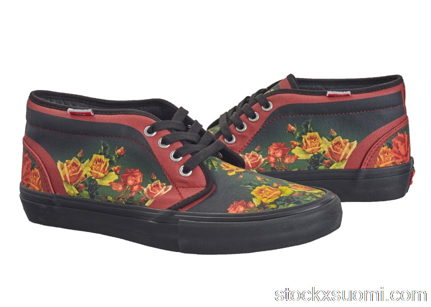 Outlet Vans Chukka Supreme Jean Paul Gaultier Burgundy VN0A49G2