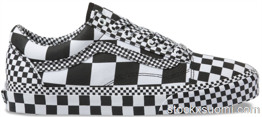 Outlet Vans Old Skool All-Over Checkerboard