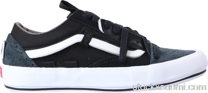 Outlet Vans Old Skool Cap Regrind Black White VN0A45K1VRV