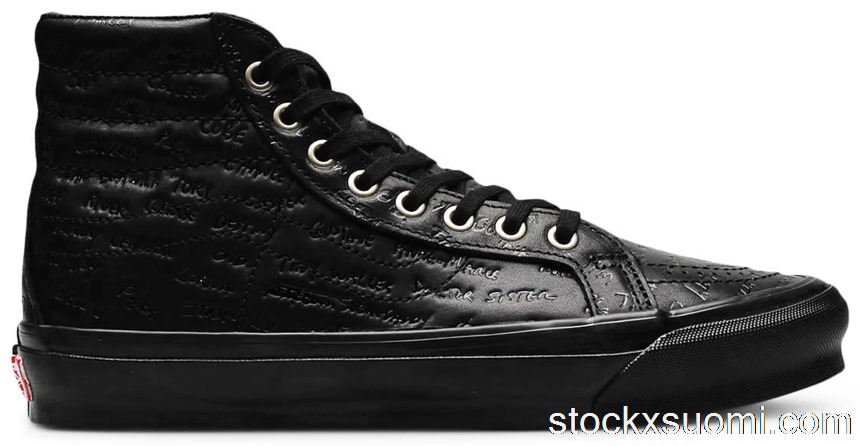 Outlet Vans Sk8-Hi LX Jim Goldberg Black Leather VN0A4BVB00V