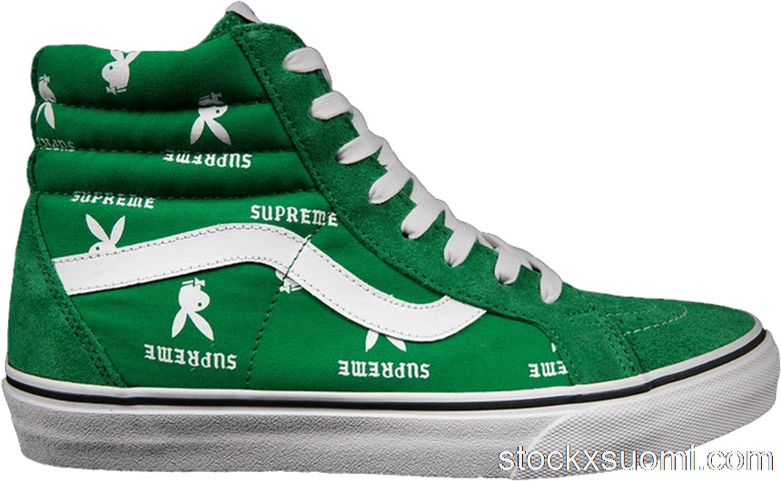 Outlet Vans Sk8-Hi Supreme x Playboy Green VN-0TVMD7N