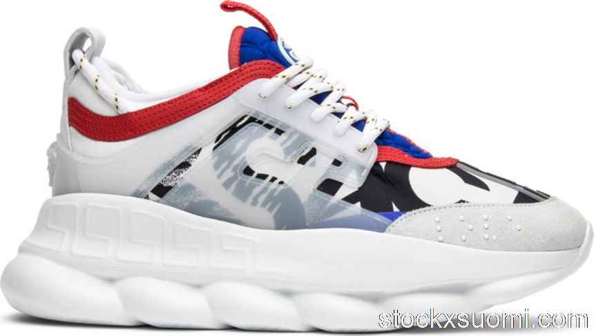 Outlet Versace Chain Reaction 2 Chainz White (W) DSR705G D3TSV DMCW