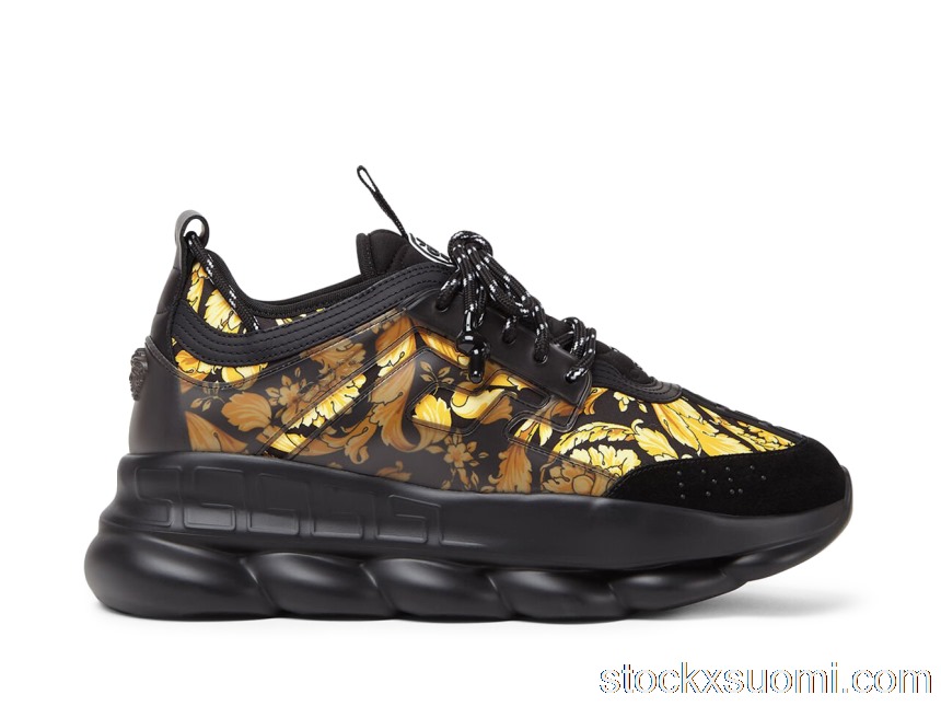 Outlet Versace Chain Reaction Central Greek Key Print Black DSU7071-E1A02711_2Y090