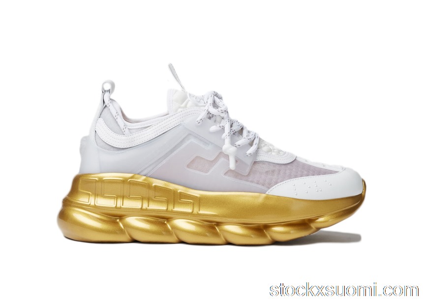 Outlet Versace Chain Reaction White Gold Sole DSU7071E-D9TCG_D01O