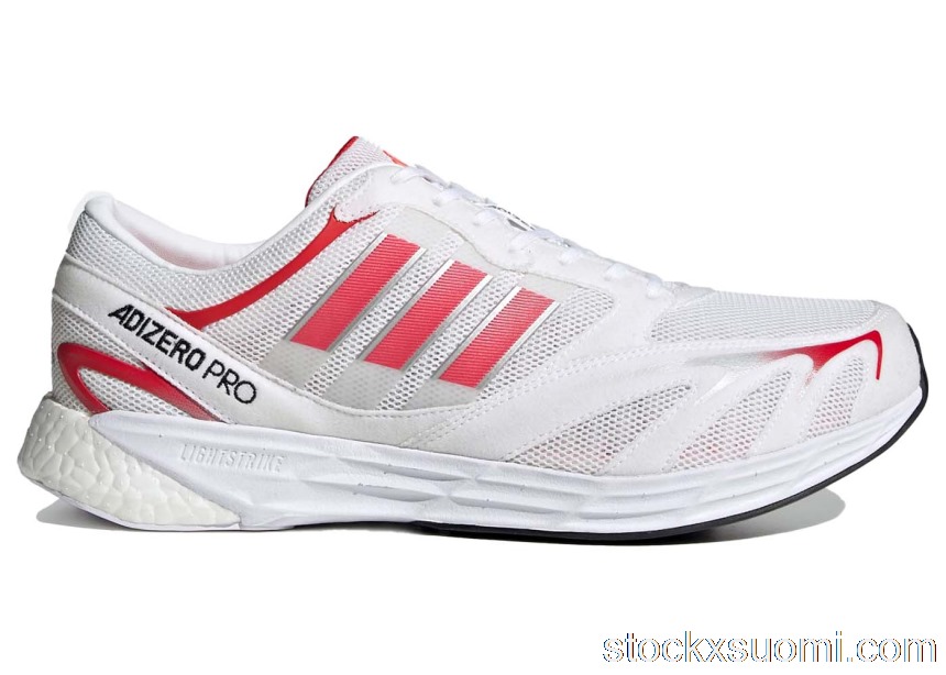 Outlet adidas Adizero Pro V1 DNA Cloud White Vivid Red GX5081
