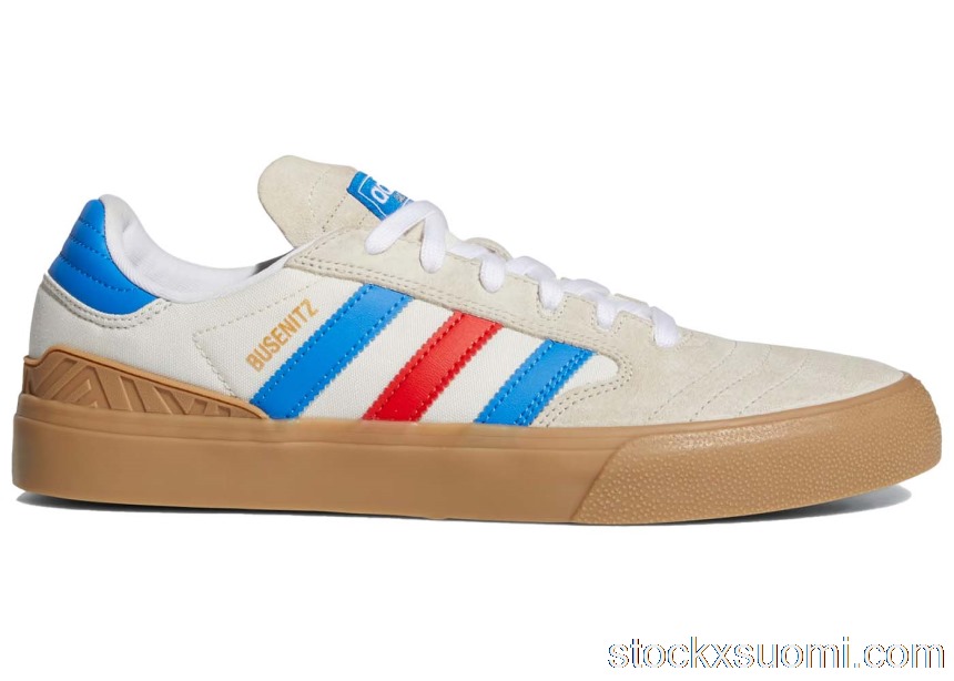 Outlet adidas Busenitz Vulc II Bliss Blue Bird Red Gum H04886
