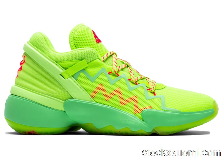 Outlet adidas D.O.N. Issue #2 Marvel Spiderman Spidey Sense Green FU7385