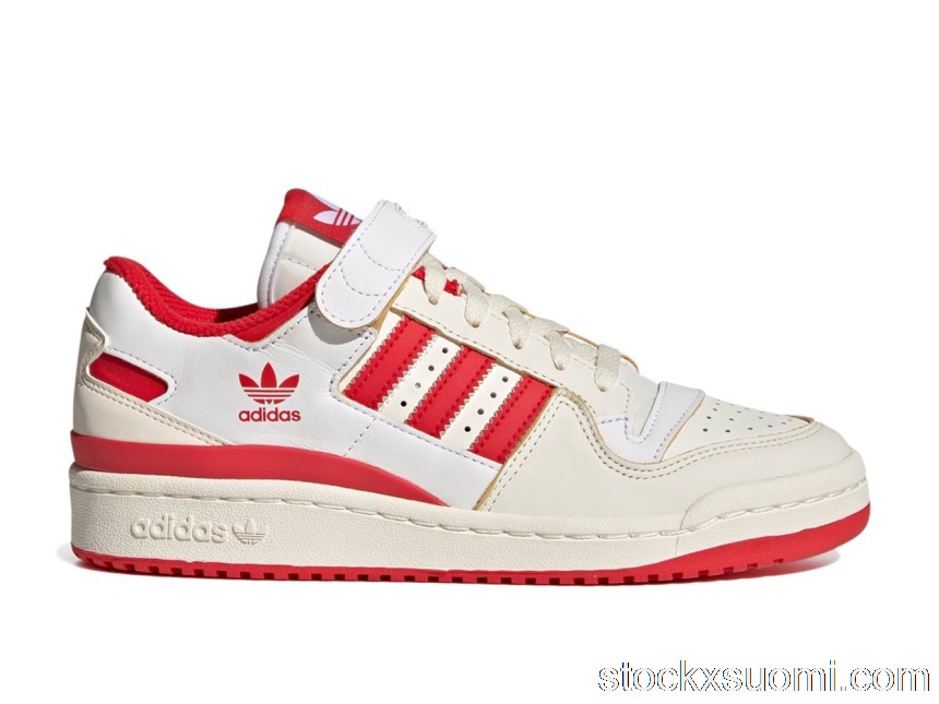 Outlet adidas Forum 84 Low Off White Vivid Red Footwear White (W) GX4518