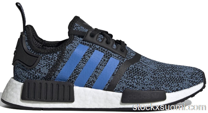 Outlet adidas NMD R1 Core Black True Blue (Youth) F34422