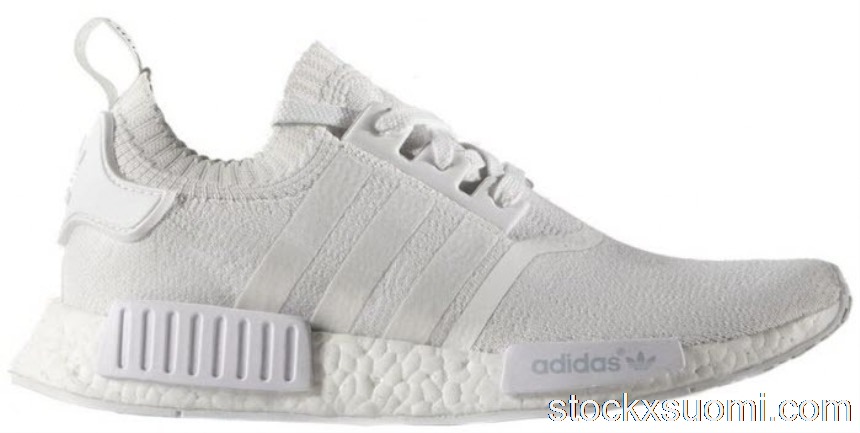 Outlet adidas NMD R1 Primeknit Triple White BA8630