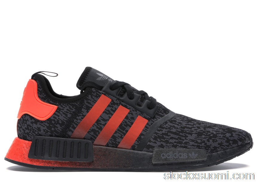 Outlet adidas NMD R1 Solar Red Core Black EG7953