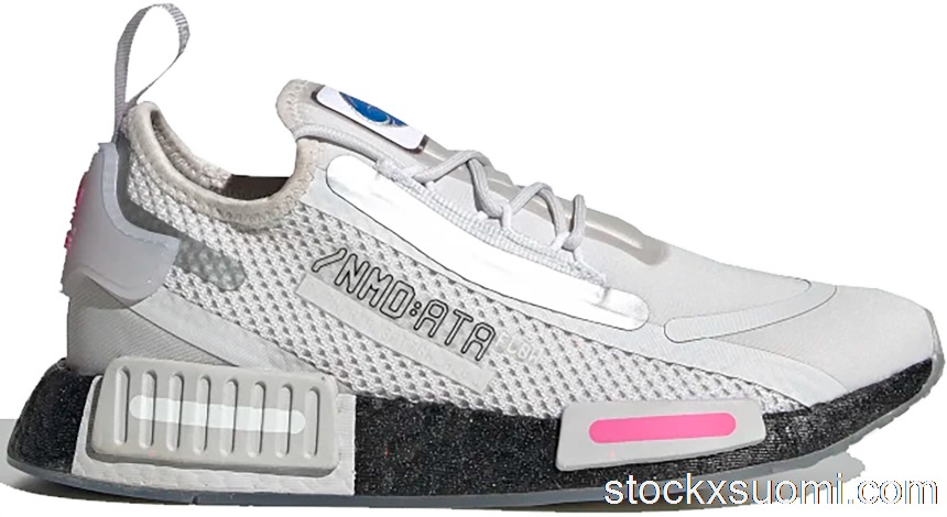 Outlet adidas NMD R1 Spectoo NASA Dash Grey (GS) FY9044