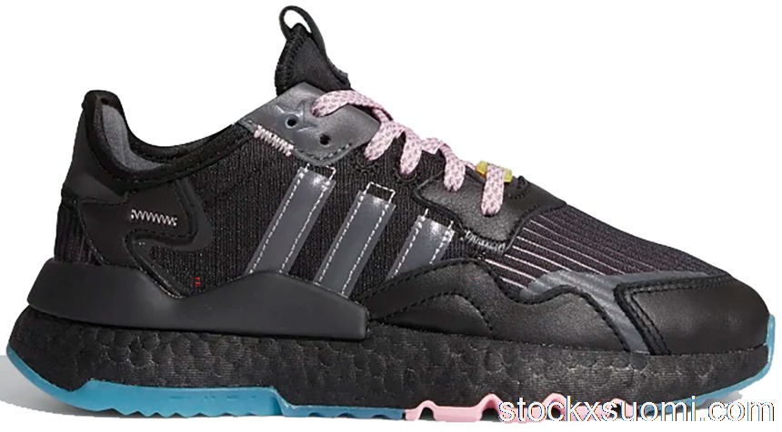 Outlet adidas Nite Jogger Ninja Core Black (GS) FY0176