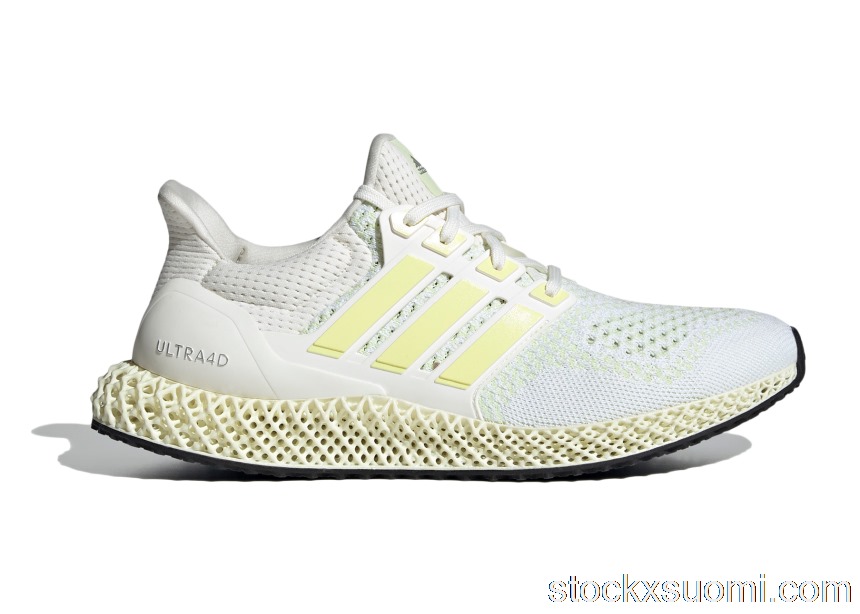 Outlet adidas Ultra 4D Core White Almost Lime GX6366
