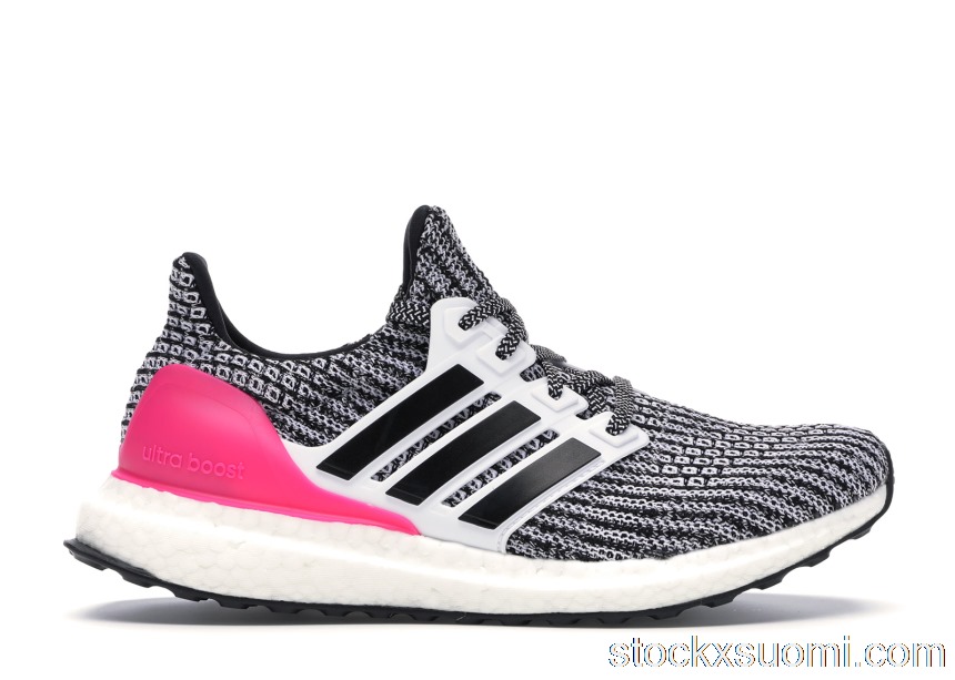 Outlet adidas Ultra Boost 4.0 White Black Pink (Youth) B43508