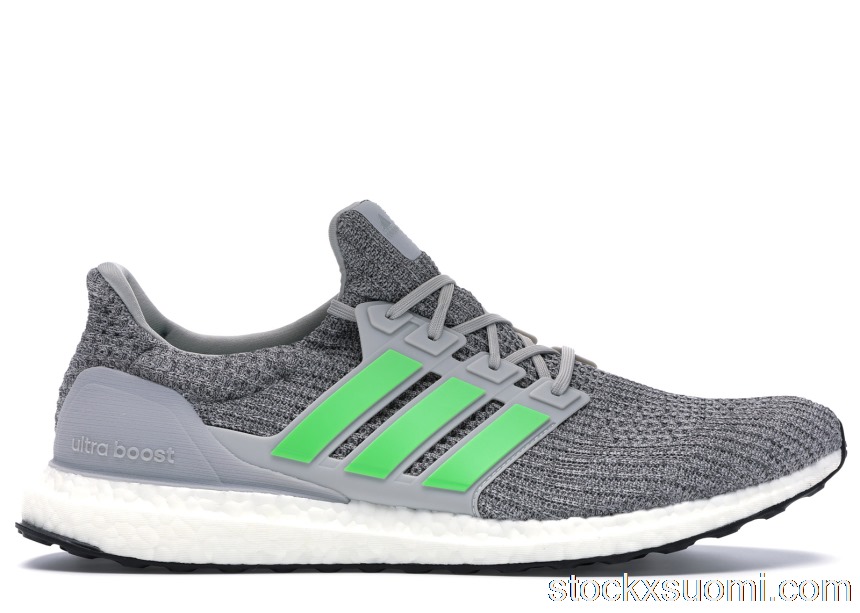 Outlet adidas Ultraboost 4.0 Grey Lime F35235